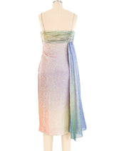 Pastel Rainbow Lurex Tank Dress Dress arcadeshops.com