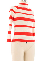 Prada Striped Knit Sweater Top arcadeshops.com