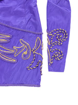 1980's Purple Off the Shoulder Party Dress Dress arcadeshops.com