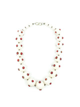 Coral Studded Beaded Necklace Accessory arcadeshops.com