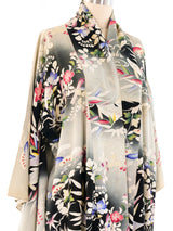 Floral Printed Ombre Kimono Jacket arcadeshops.com