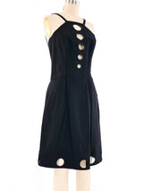 Karl Lagerfeld Geometric Cut Out Tank Dress Dress arcadeshops.com