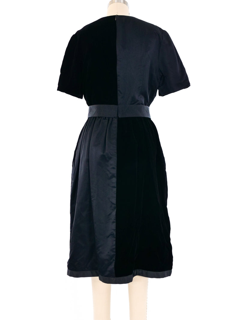 Bill Blass Tonal Patchwork Dress Dress arcadeshops.com