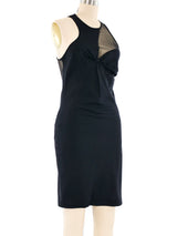 Gianni Versace Mesh Panel Dress Dress arcadeshops.com