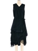 Comme des Garcons Tiered Wrap Dress Dress arcadeshops.com