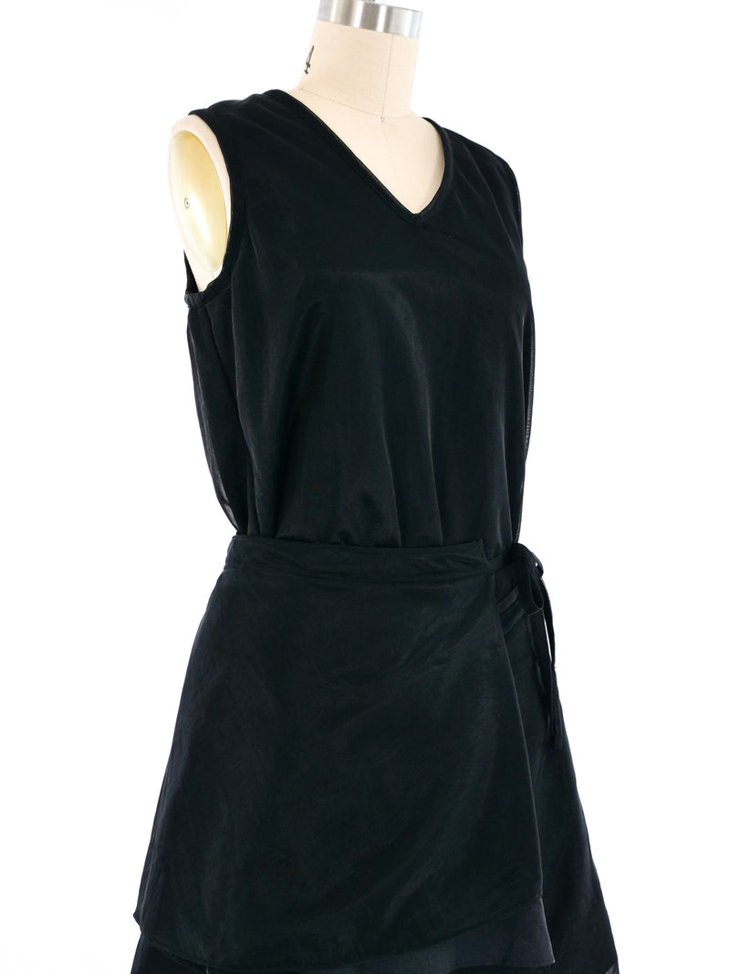 Comme des Garcons Tiered Wrap Dress Dress arcadeshops.com