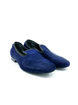 Celine Blue Pony Hair Loafer, 36 Accessory arcadeshops.com