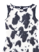 Moschino Cow Printed Mohair Dress Dress arcadeshops.com