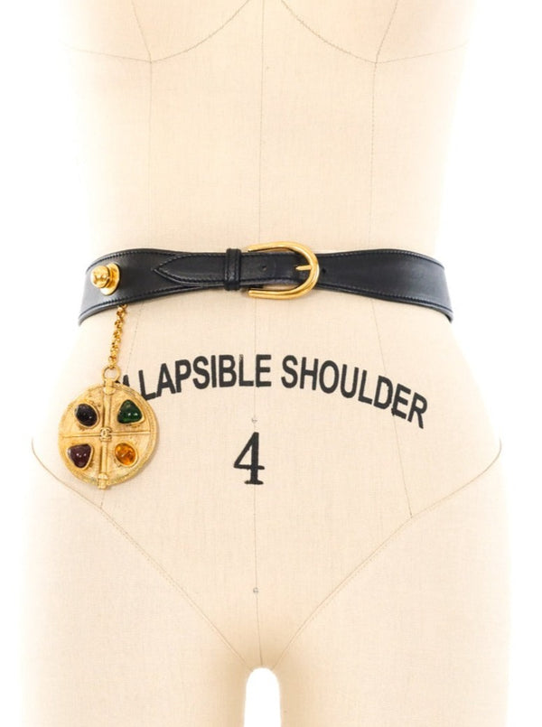 Chanel Gripoix Medallion Waist Belt Accessory arcadeshops.com