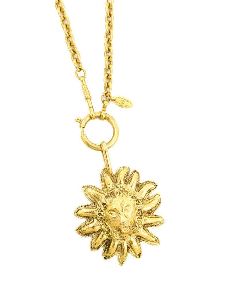 Chanel Lion Pendant Necklace Accessory arcadeshops.com