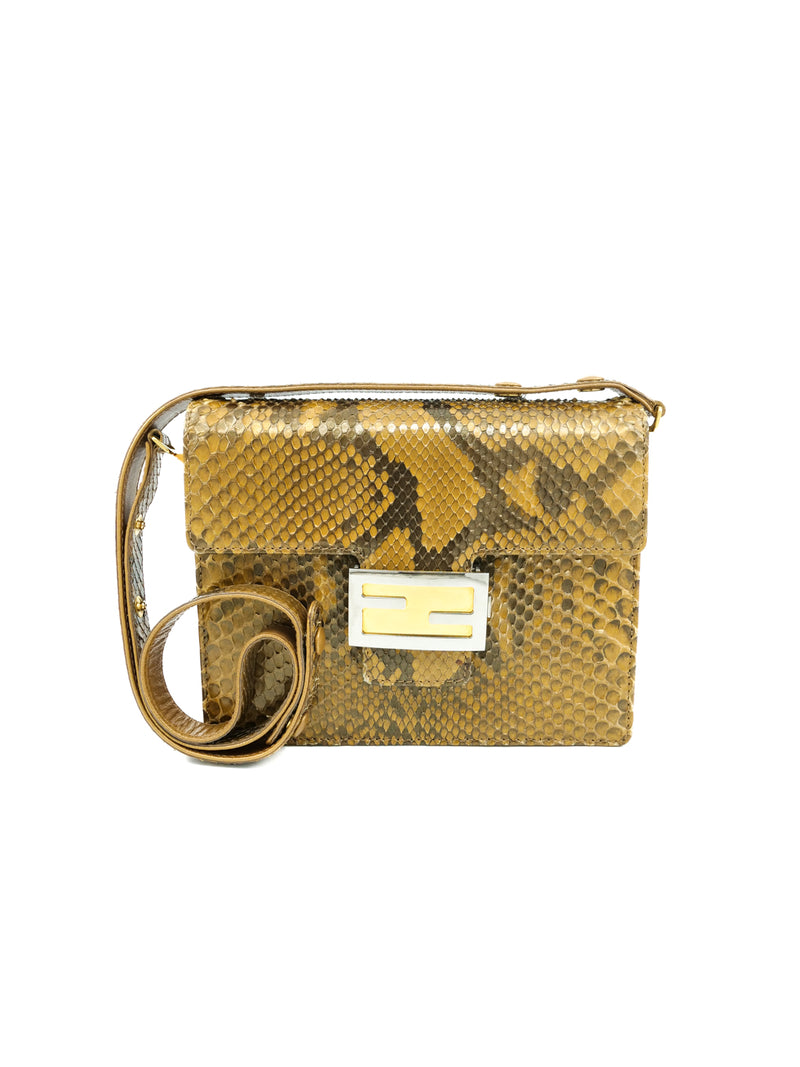 Fendi Python Convertible Shoulder Bag Accessory arcadeshops.com