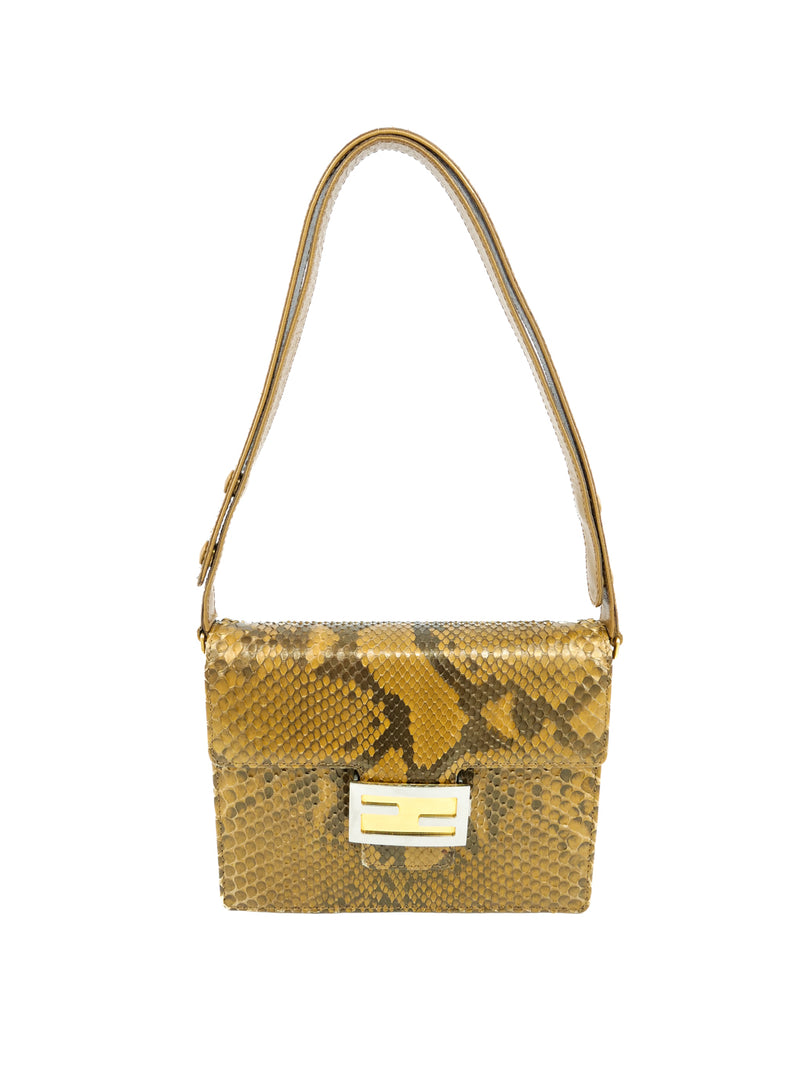 Fendi Python Convertible Shoulder Bag Accessory arcadeshops.com