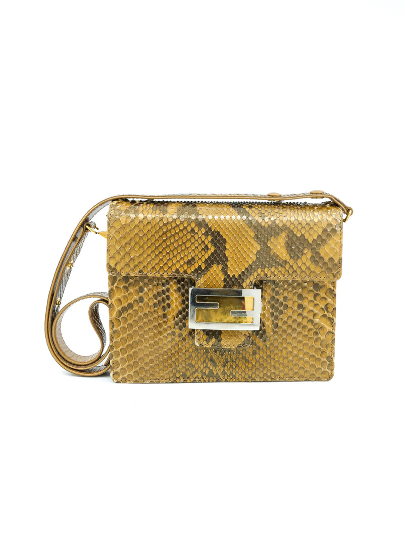 Fendi Python Convertible Shoulder Bag Accessory arcadeshops.com