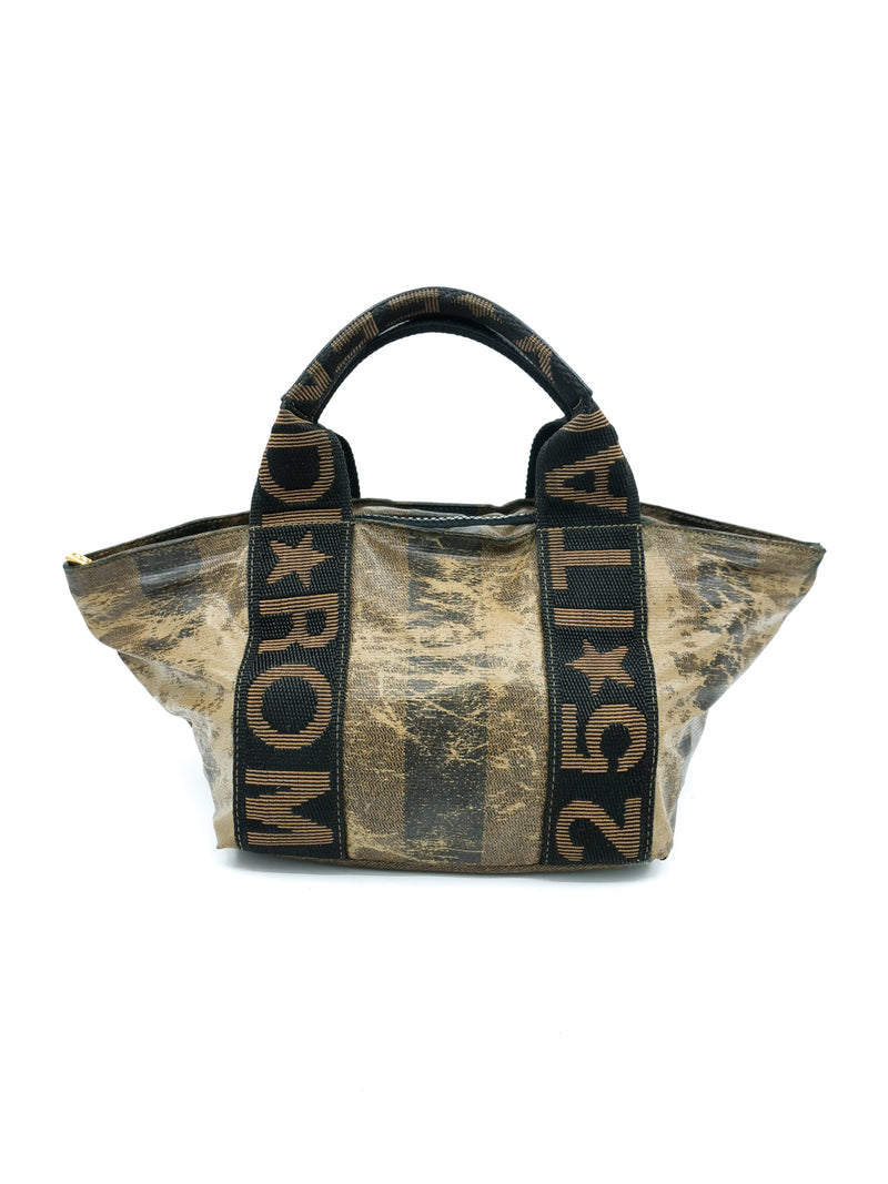 Fendi Penguin Stripe Mini Tote Accessory arcadeshops.com