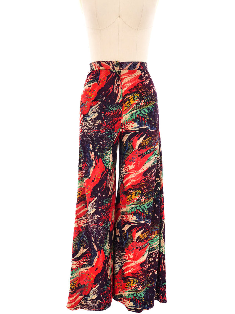 Floral Printed Pant Ensemble Suit arcadeshops.com