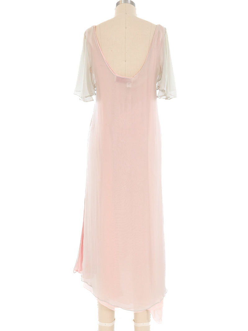 Giorgio Di Sant’Angelo Cotton Candy Chiffon Dress Dress arcadeshops.com