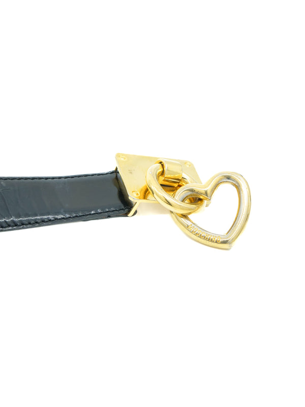 Moschino Heart Charm Belt Accessory arcadeshops.com
