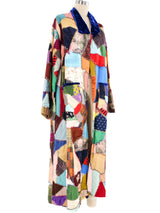 Patchwork Quilted Overcoat Outerwear arcadeshops.com