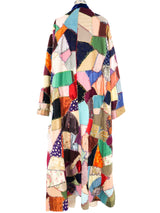 Patchwork Quilted Overcoat Outerwear arcadeshops.com