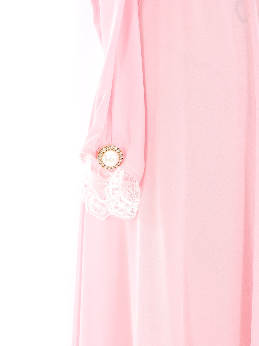 Rodarte Puff Sleeve Silk Dress