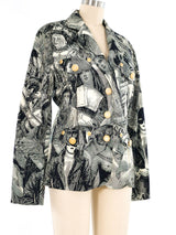 Moschino Historical Women Printed Jacket Jacket arcadeshops.com