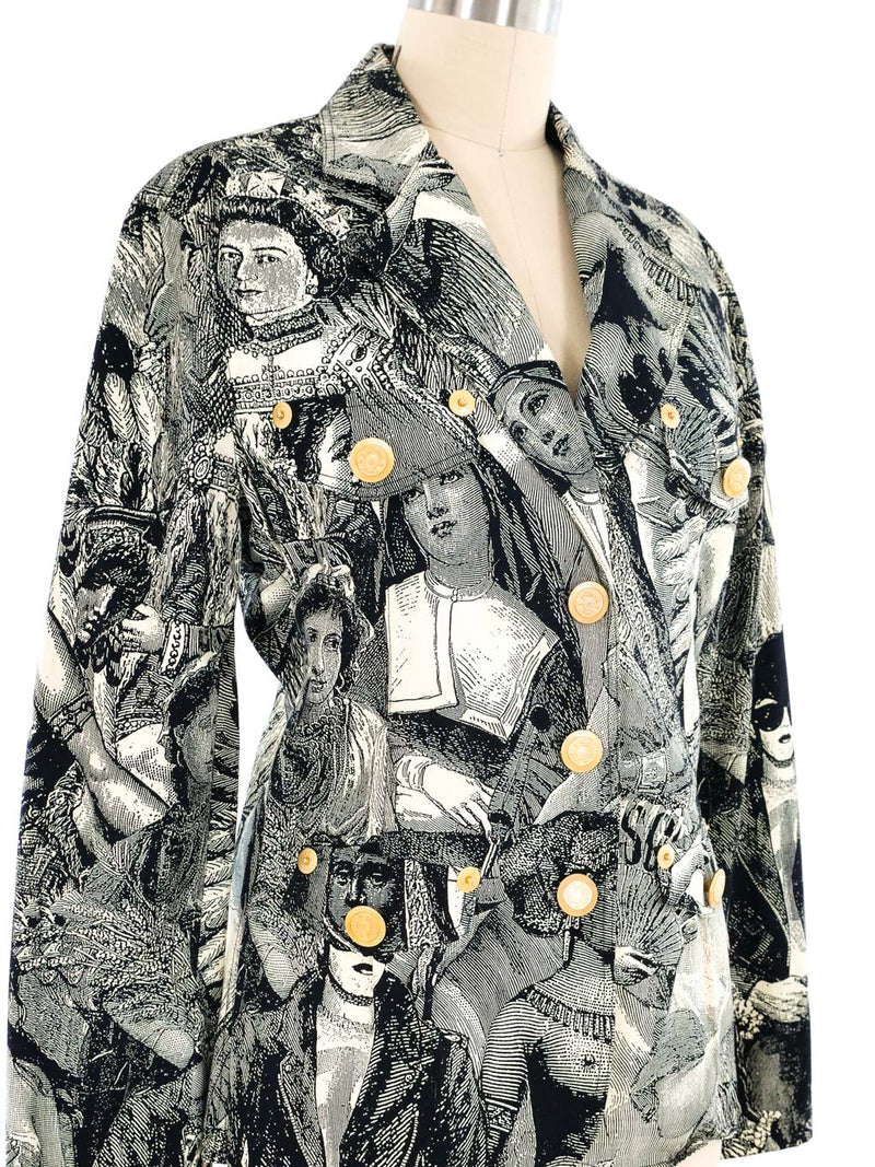 Moschino Historical Women Printed Jacket Jacket arcadeshops.com