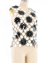 Paco Rabanne Rubber Flower Linked Tank Top arcadeshops.com