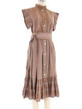 Gucci Striped Cotton Skirt Ensemble Suit arcadeshops.com