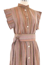 Gucci Striped Cotton Skirt Ensemble Suit arcadeshops.com