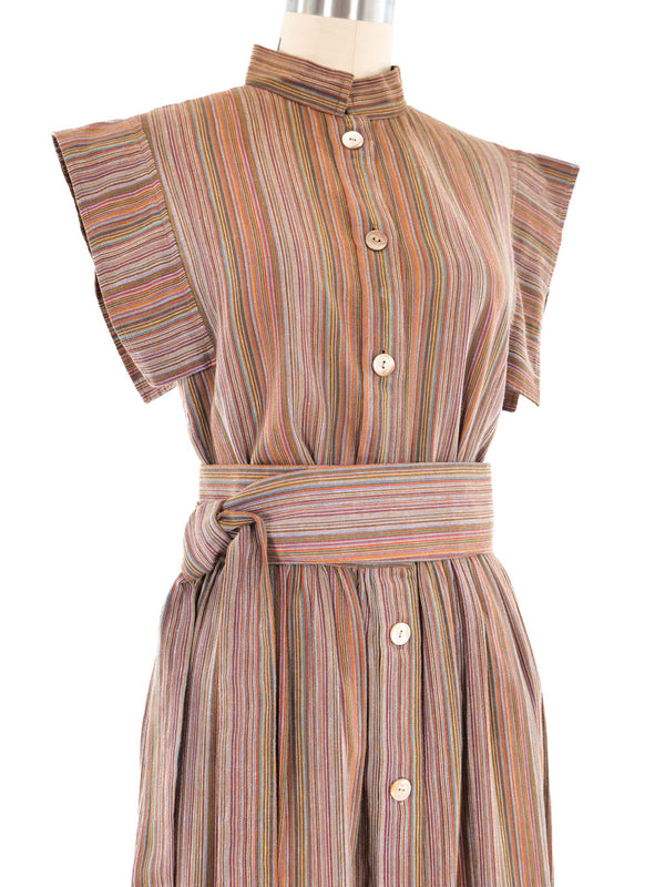 Gucci Striped Cotton Skirt Ensemble Suit arcadeshops.com