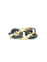 Givenchy Black and Goldtone Chain Bracelet Accessory arcadeshops.com