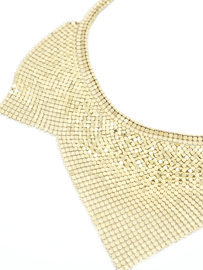 Whiting and Davis Chainmail Collar Necklace Accessory arcadeshops.com