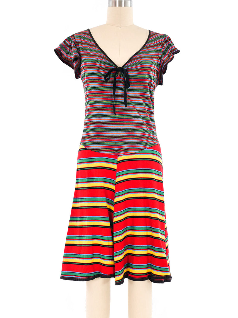 Alley Cat Betsey Johnson Striped Dress Dress arcadeshops.com