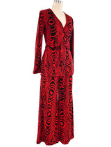 1970's Diane Von Furstenberg Wrap Pant Ensemble Suit arcadeshops.com