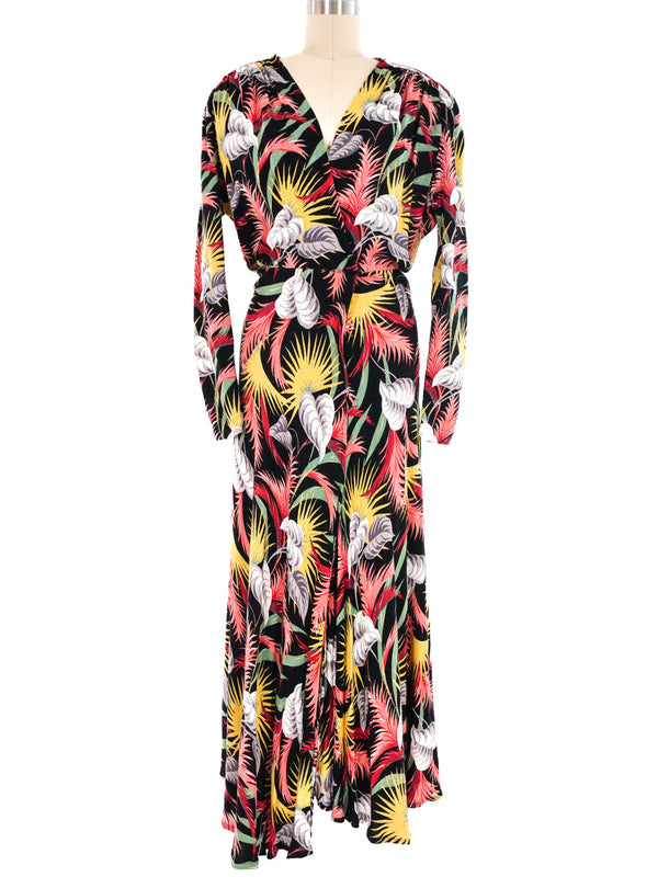 Norma Kamali Fern Print Dress Dress arcadeshops.com