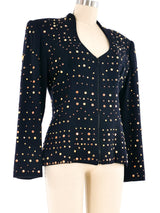 Mixed Metal Studded Jacket Jacket arcadeshops.com
