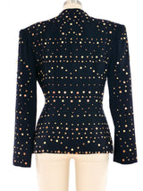 Mixed Metal Studded Jacket Jacket arcadeshops.com