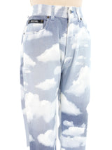 Moschino Cloud Printed Pants Bottom arcadeshops.com