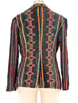 Rainbow Embroidered Lurex Jacket Jacket arcadeshops.com