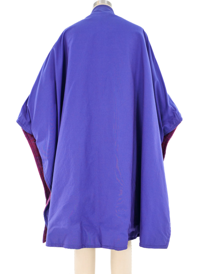 Tonal Checker Tweed Cape Outerwear arcadeshops.com