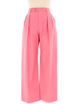 Yves Saint Laurent Rose Trousers Bottom arcadeshops.com
