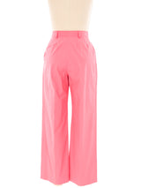 Yves Saint Laurent Rose Trousers Bottom arcadeshops.com