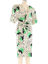 Gucci Printed Silk Wrap Dress Dress arcadeshops.com