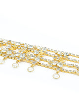 Kenneth Jay Lane Crystal Embellished Goldtone Belt Accessory arcadeshops.com