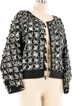 Dimensional Fringe Cropped Jacket Jacket arcadeshops.com