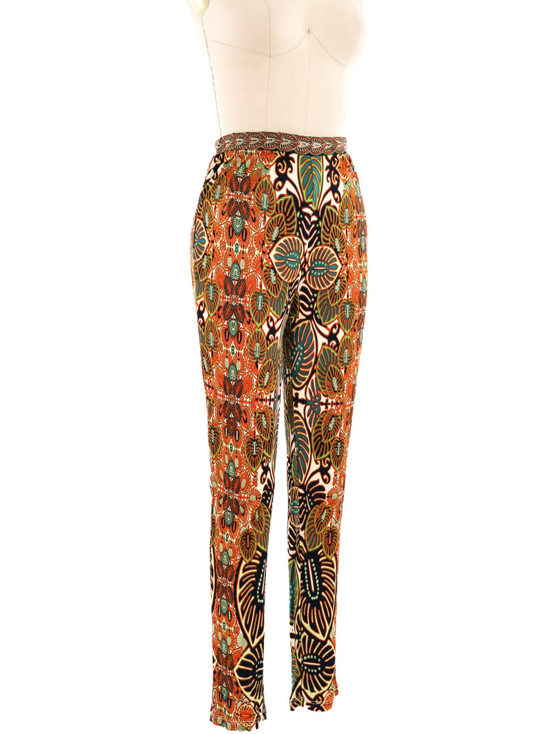 Jean Paul Gaultier Palm Printed Leggings Bottom arcadeshops.com