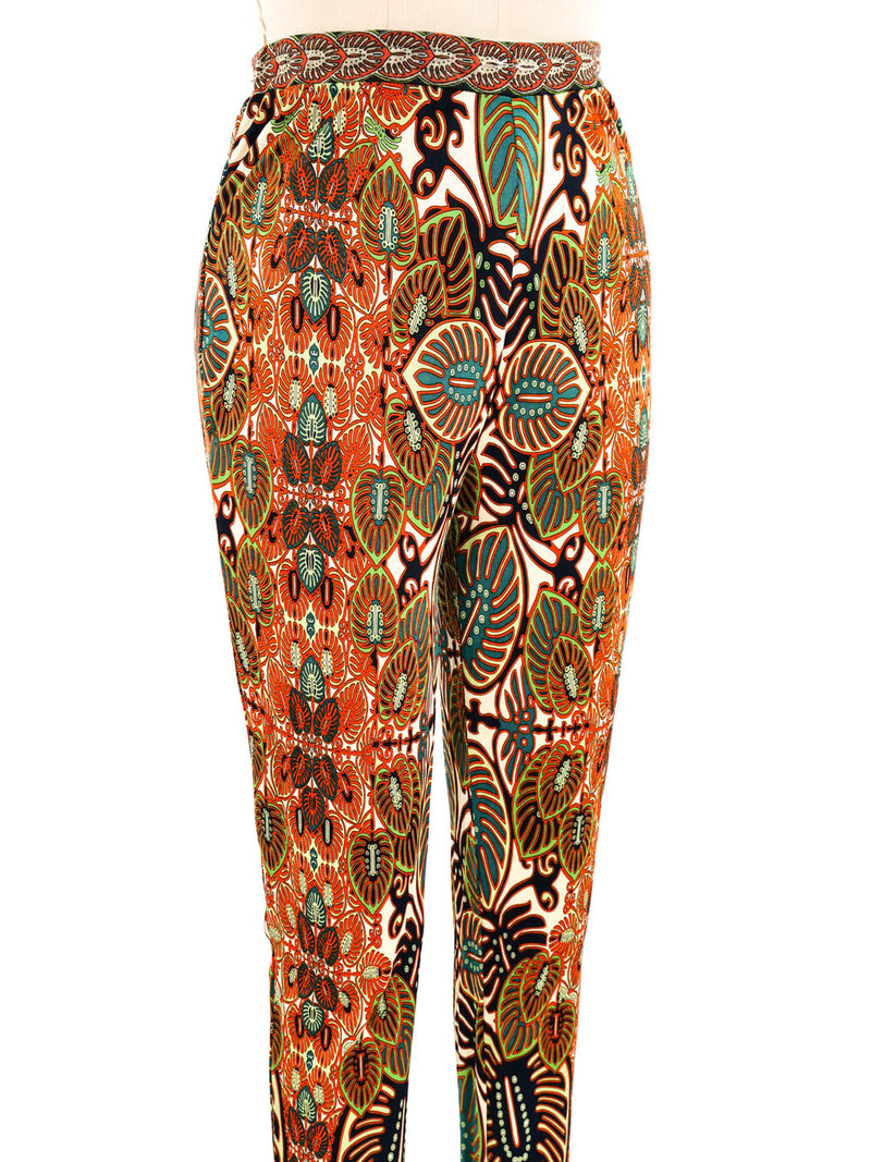 Jean Paul Gaultier Palm Printed Leggings