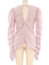 Judy Hornby Ribbon Trimmed Organza Blouse Top arcadeshops.com