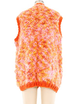 Textured Hand Knit Vest Jacket arcadeshops.com