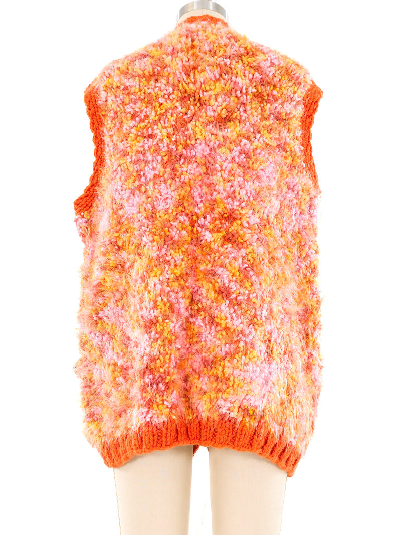 Textured Hand Knit Vest Jacket arcadeshops.com